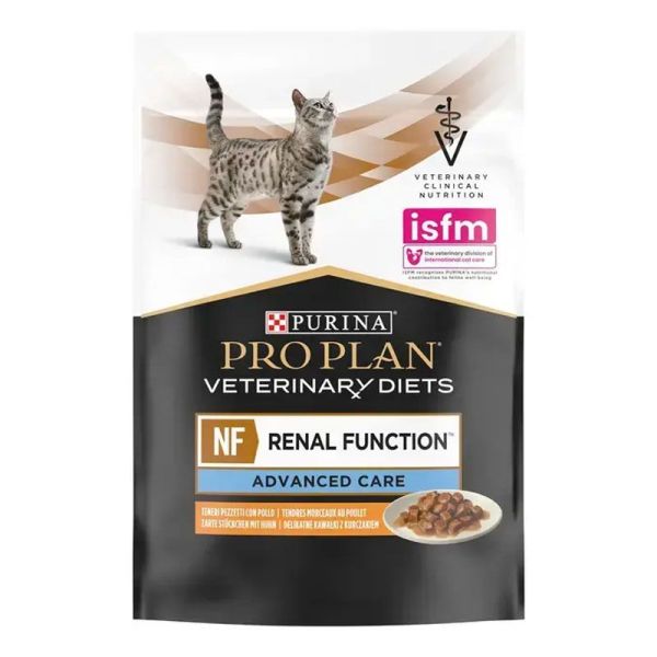 Proplan Cat Veterinary Diets NF Renal Function Advance Care au Poulet (10 x 85 g)
