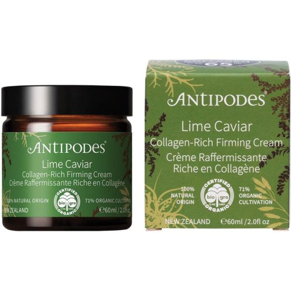 Antipodes Lime Caviar Crème Raffermissante riche en collagène (60 ml)