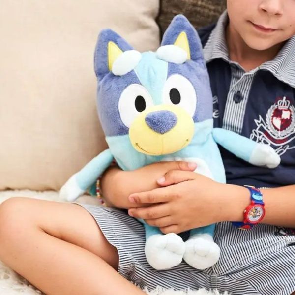 Pelucho Bouillotte sèche peluche Bluey aux grains de blé et fleurs de lavande
