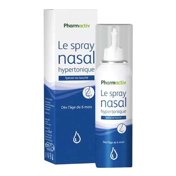 Pharmactiv Le Spray Nasal Hypertonique spécial nez bouché dès 6 mois (100 ml)