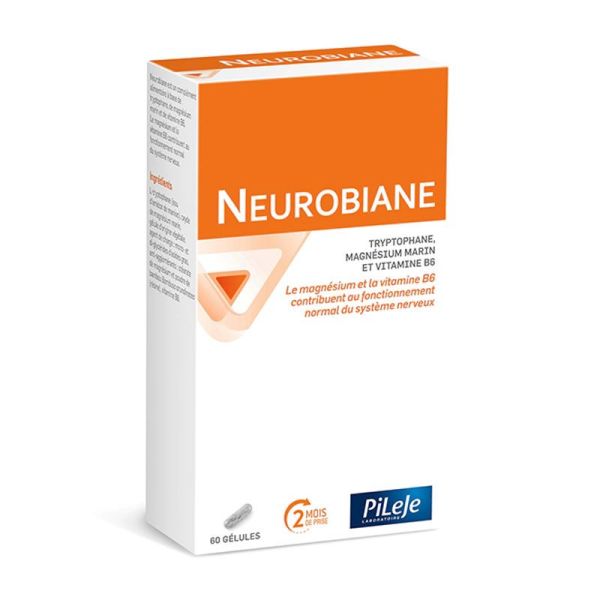 PiLeJe Neurobiane magnésium & vitamine B6 système nerveux (60 gélules)