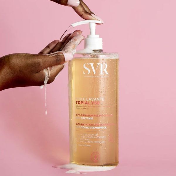 SVR Topialyse Huile Lavante anti-irritation, relipidante, anti-grattage (Éco-recharge 1L)