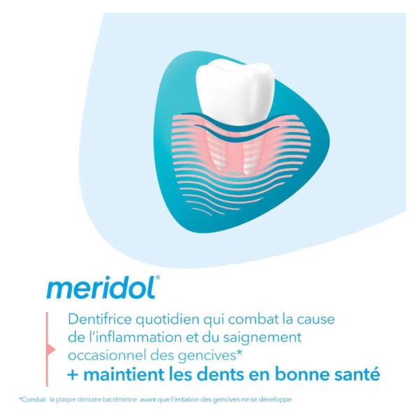 Meridol Dentifrice Protection des Gencives (2 x 75 ml)