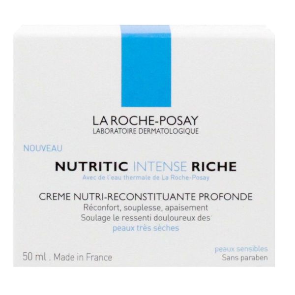La Roche-Posay Nutritic Intense Riche crème nutri-reconstituante profonde 50Ml