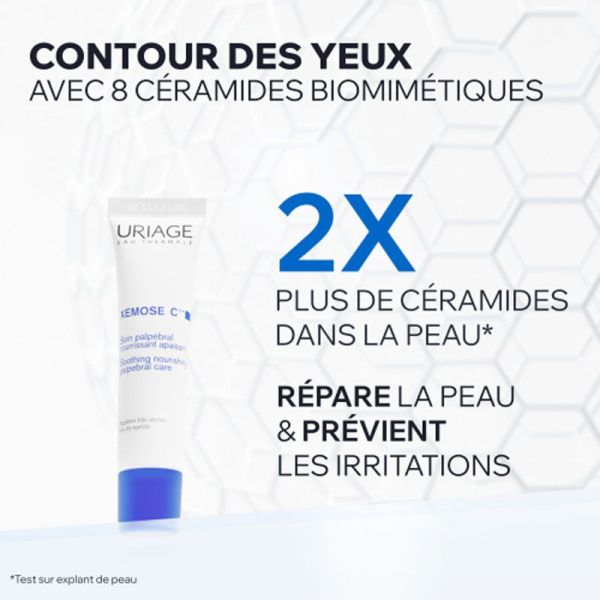 Xémose C8+ Soin palpébral nourrissant apaisant paupières très sèches (15 ml)