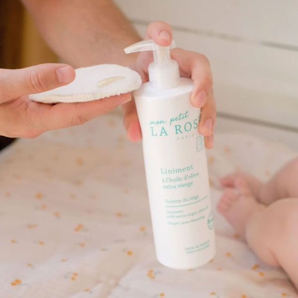 Mon Petit La Rosée Liniment à l'huile d'olive extra vierge siège bébé (400 ml)
