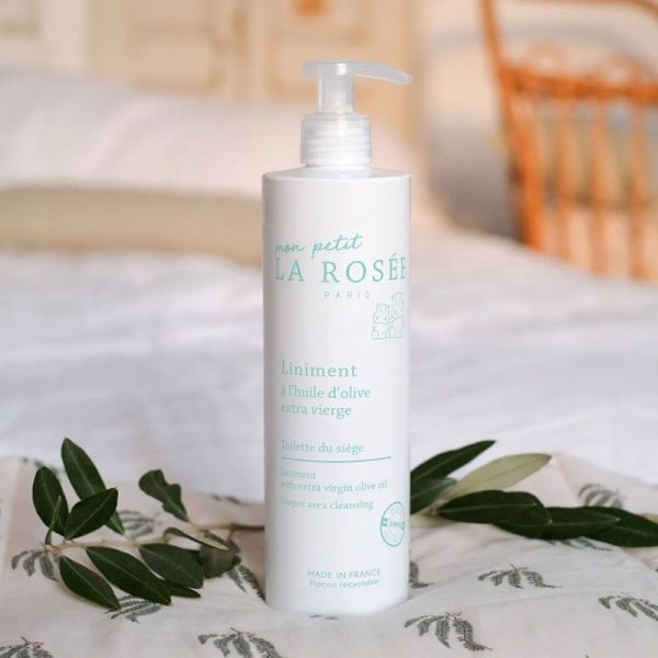 Mon Petit La Rosée Liniment à l'huile d'olive extra vierge siège bébé (400 ml)