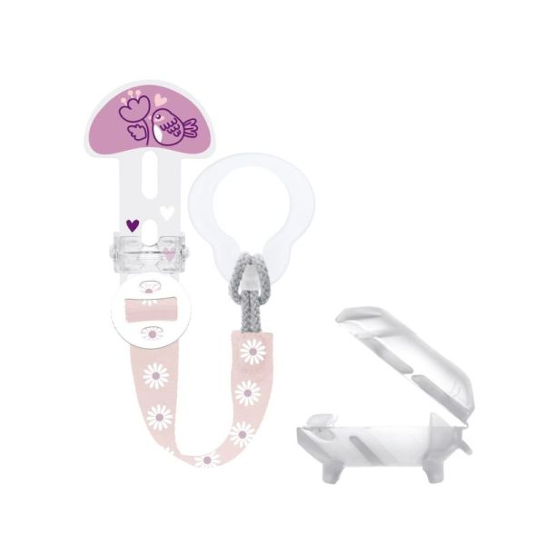 MAM Kit Sucette + Attache-sucette Silicone 18+ mois (référence 80)