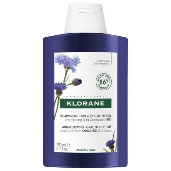 Klorane Shampoing Déjaunissant à la Centaurée bio (200 ml)