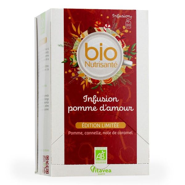 BioNutrisanté Infusion Bio Pomme d'Amour édition limitée (20 sachets)