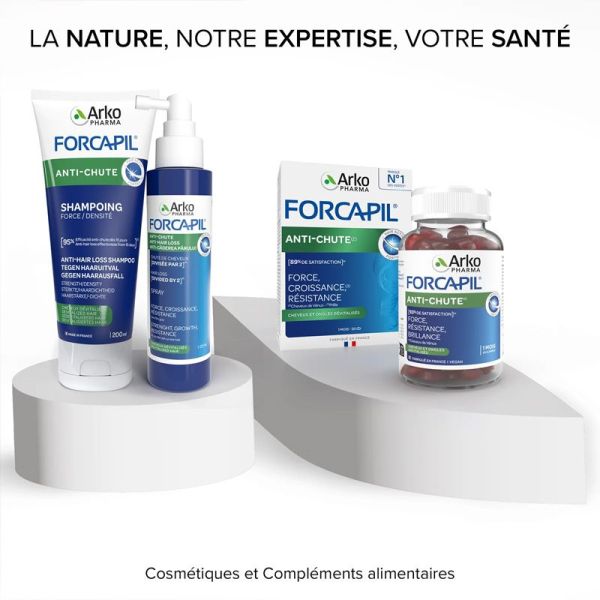 Forcapil Anti-Chute cheveux et ongles dévitalisés (30 comprimés)