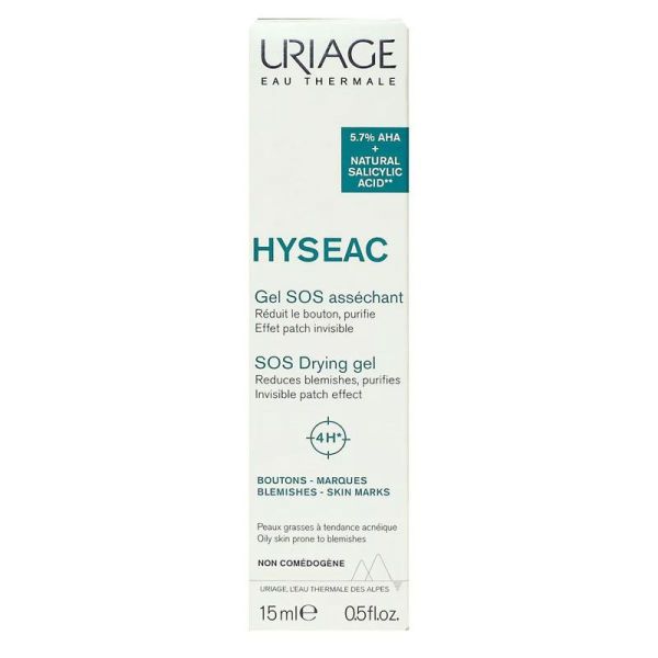 Uriage Hyséac Gel SOS asséchant boutons & marques (15 ml)