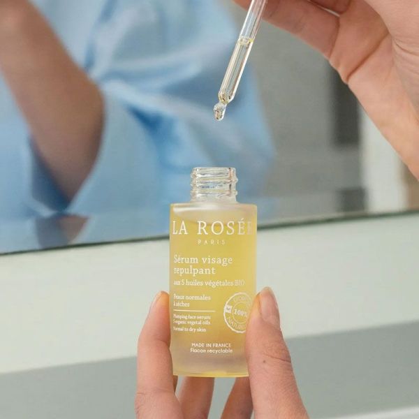 La Rosée Sérum visage repulpant aux huiles végétales bio (30 ml)