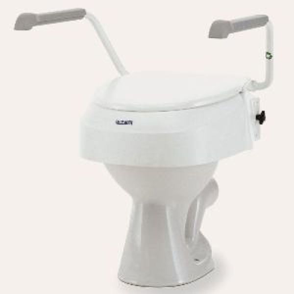 Invacare Rehausse WC  Aquatec AT900 avec accoudoirs