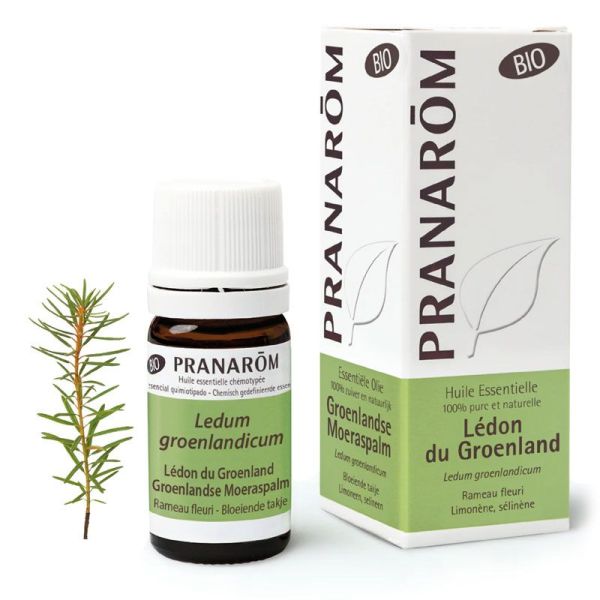 Pranarôm Huile Essentielle de Lédon du Groenland Bio (5 ml)