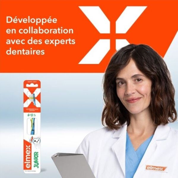 Elmex Brosse à Dents souple Junior 6-12 ans (x1)
