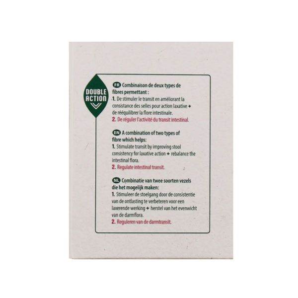 Fibreline Transit poudre 100% végétale double action, goût neutre (15 sticks de 6,5 g)