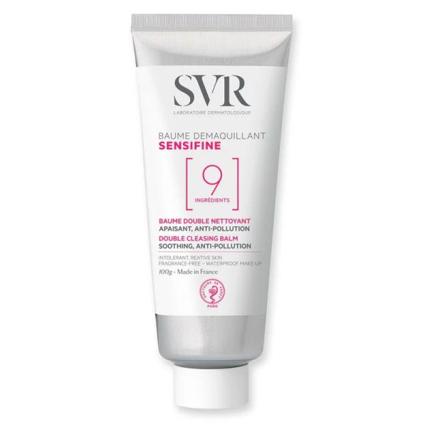 Sensifine Baume Démaquillant double nettoyant apaisant, anti-pollution (100 g)
