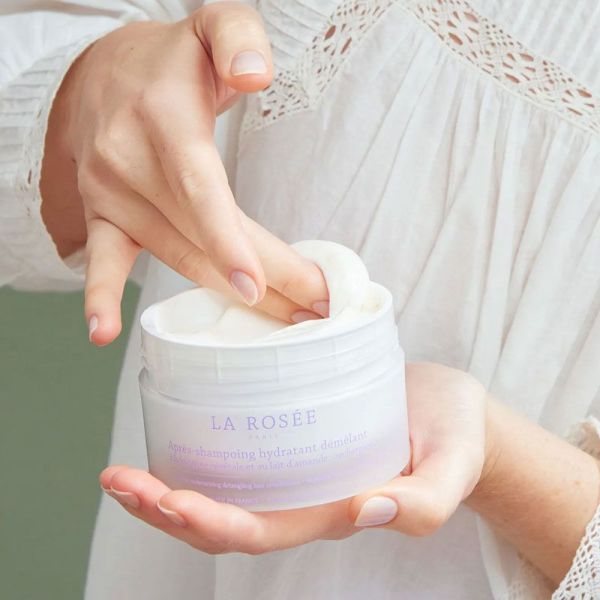 La Rosée Après-Shampoing hydratant démêlant kératine végétale & lait d'amande rechargeable (200 g)