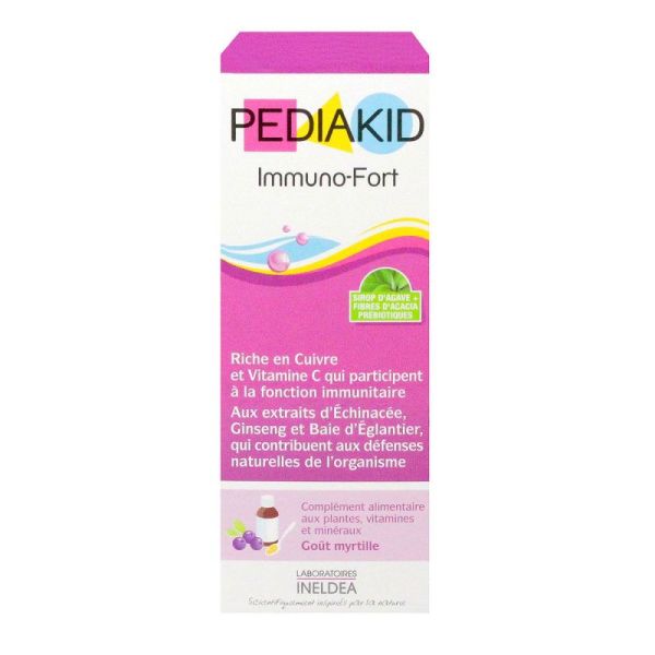 Pediakid Immuno-Fort Sirop Myrtille 125Ml