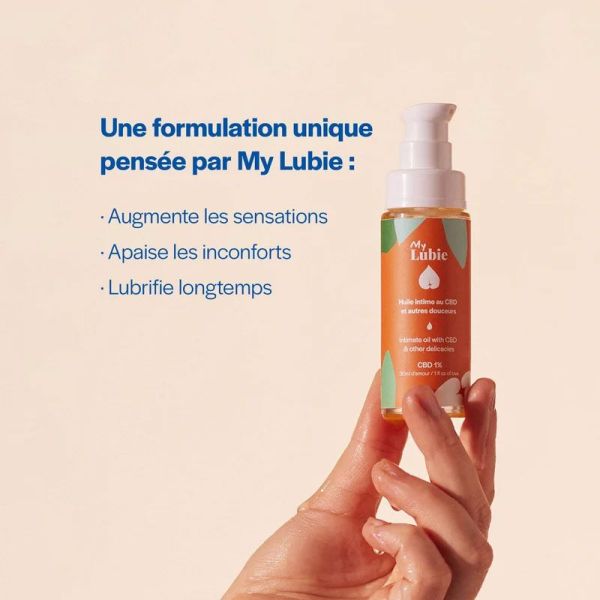 My Lubie Huile Intime au CBD et autres douceurs (30 ml)