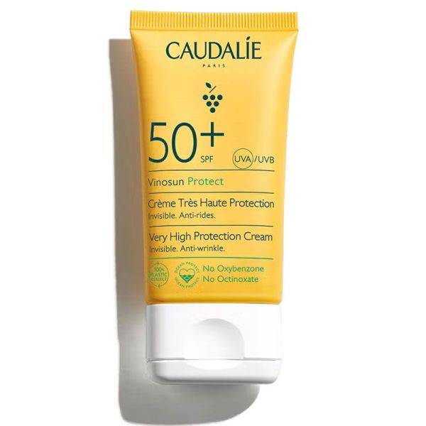 Vinosun Protect Creme Solaire très haute protection SPF50+ invisible, anti-rides (50 ml)