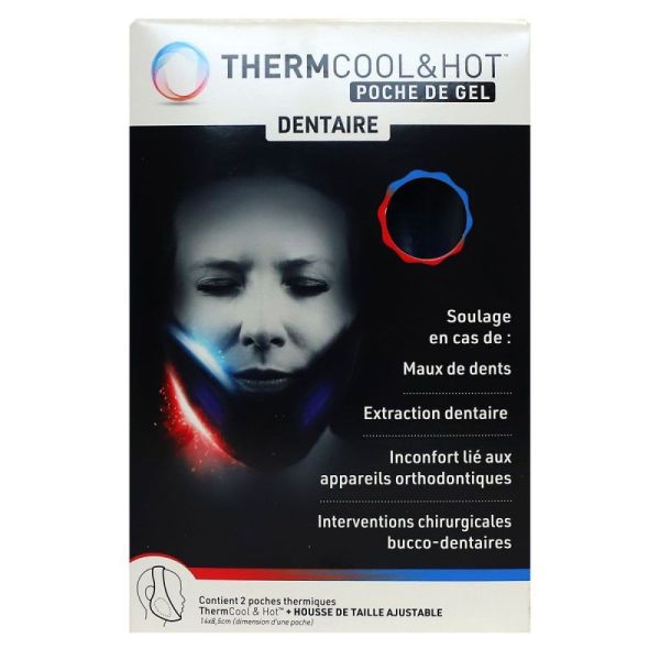 ThermCool & Hot Poche de Gel Dentaire maux de dents, extraction, chirurgie