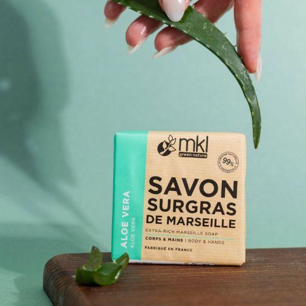 MKL Green Nature Savon de Marseille Surgras - Aloe Vera (100 g)