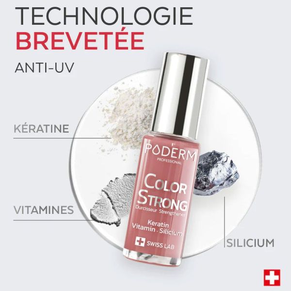 Color Strong Vernis à ongles durcisseur - couleur Bois de Rose (8 ml)