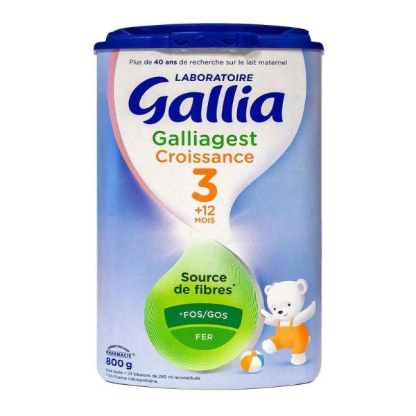 Galliagest Croissance 3 Lait De Croissance 800G