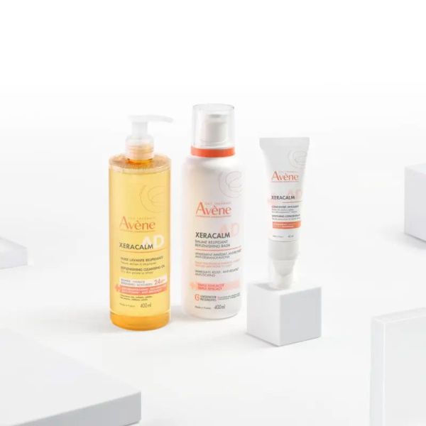 Avène Xeracalm AD Huile Lavante Relipidante peaux sèches à atopiques (éco-recharge 400 ml)