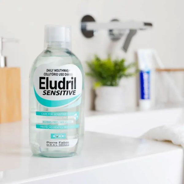 Eluday Sensibilite Bain de bouche quotidien dents sensibles (500 ml)