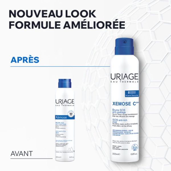 Xémose C8+ Brume SOS anti-grattage nourrit, répare, soulage immédiatement (200 ml)
