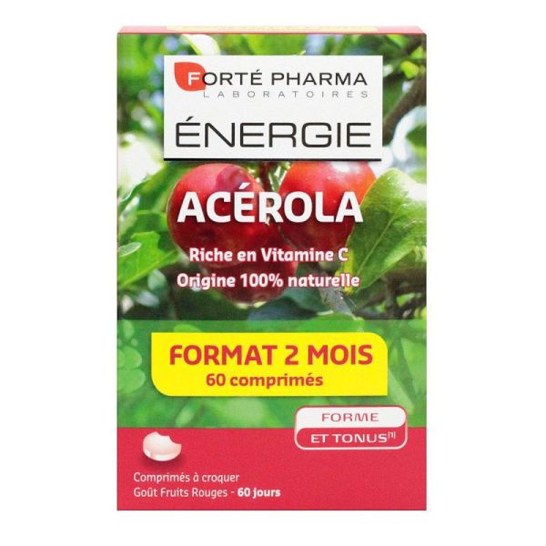 Forte Pharma Energie Acérola naturelle riche en vitamine C (60 comprimés)