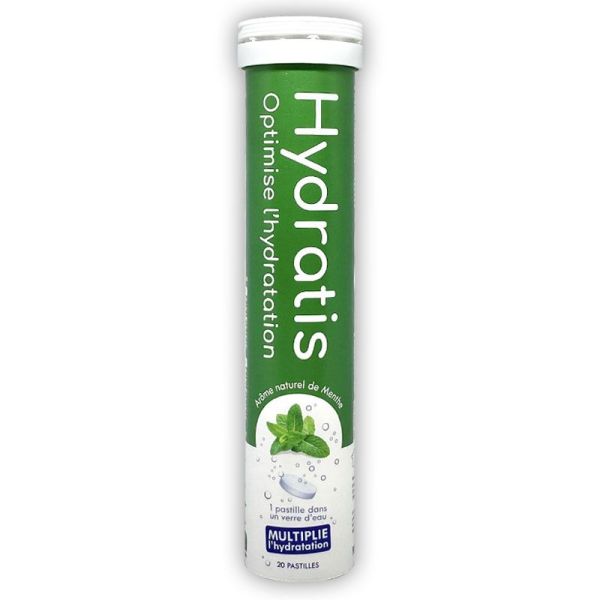 Hydratis Pastilles Effervescentes Hydratation Goût Menthe (x20)