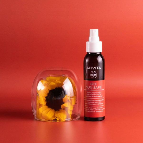 Apivita Bee Sun Safe Huile Cheveux filtres solaires Hydra Protective (100 ml)