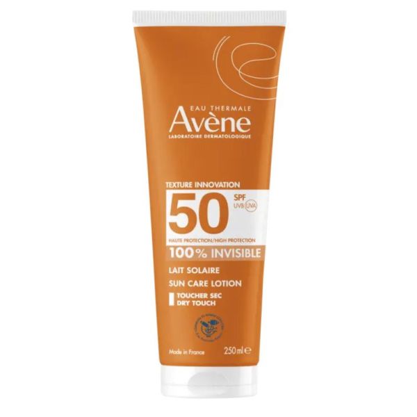 Avène Soins Solaires Lait Solaire SPF50 haute protection 100% invisible (250 ml)