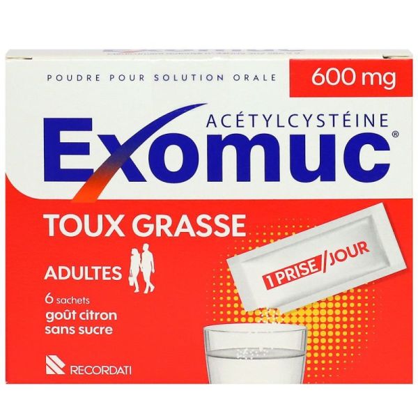 Exomuc 600 mg 6 Sachets