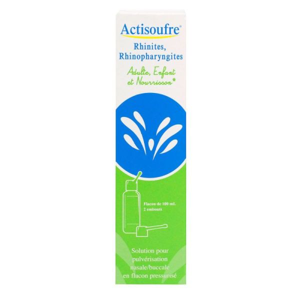 Actisoufre Spray Nasal/Buccal 100Ml