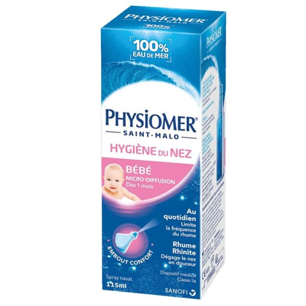 Physiomer Bébé Hygiène du Nez micro-diffusion (115 ml)