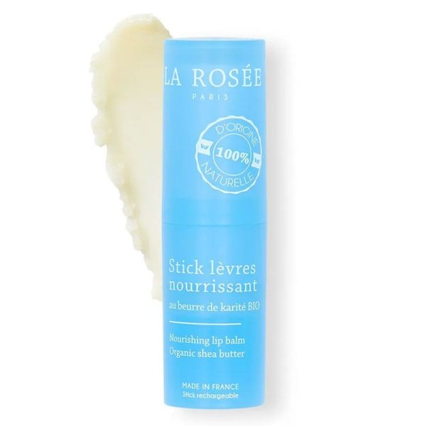 La Rosée Stick lèvres nourrissant au beurre de karité bio rechargeable (4,5 g)