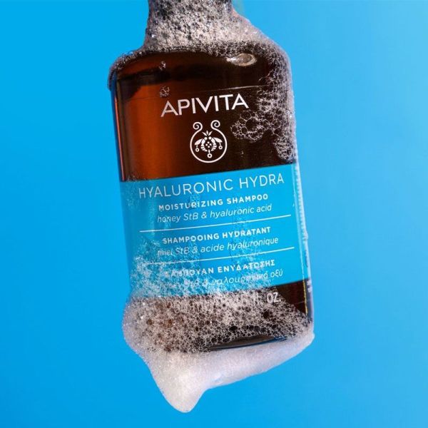 Apivita Hyaluronic Hydra Shampoing Hydratant au miel StB & acide hyaluronique (250 ml)