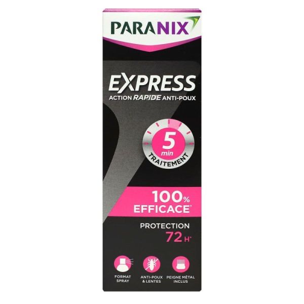 Paranix Express 5 Minutes Spray Anti-poux 100Ml