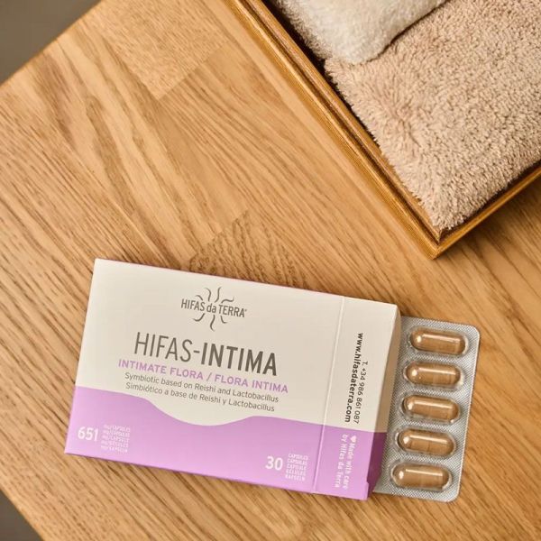 Hifas da Terra Hifas-Intima Oral Prébiotiques et probiotiques vaginaux (30 gélules)