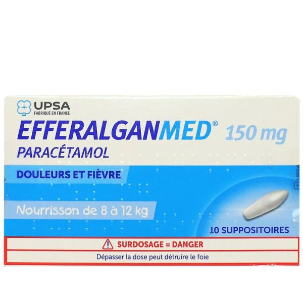 Efferalgan 150Mg Sup 10