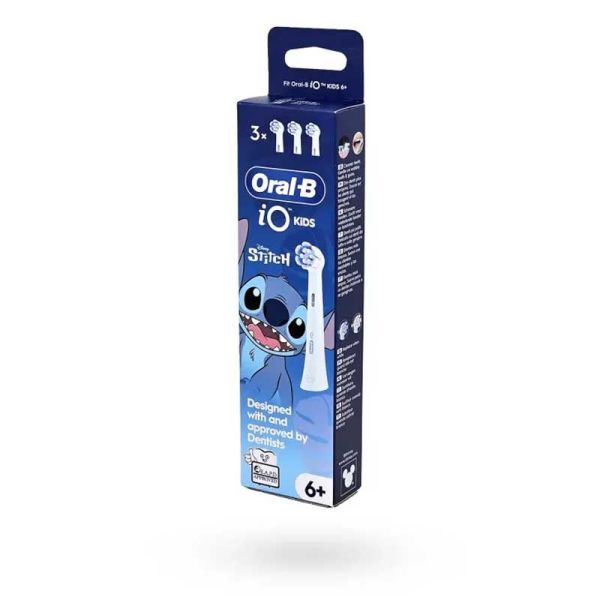 Oral-B iO Kids Brossettes Disney Stitch compatible brosses Oral B iO Kids (x3)