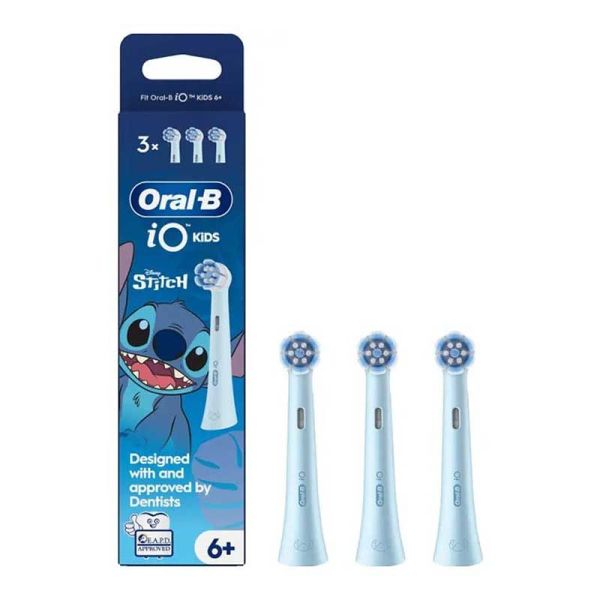 Oral-B iO Kids Brossettes Disney Stitch compatible brosses Oral B iO Kids (x3)