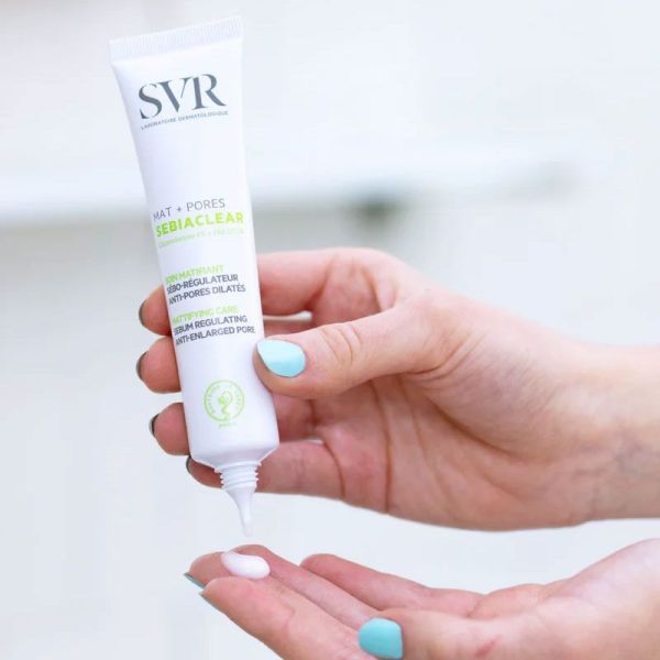 SVR Sebiaclear Mat + Pores matifiant hydratant sébo-régulateur anti-pores dilatées (40 ml)