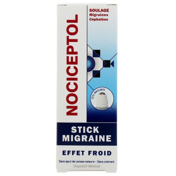 Nociceptol Stick Migraine effet froid soulage migraines et céphalées (10 ml)