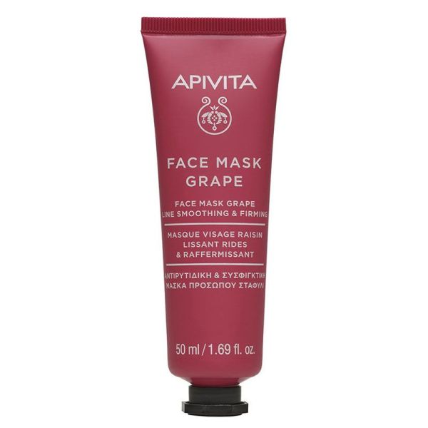 Apivita Masque Visage au Raisin lissant rides & raffermissant (50 ml)